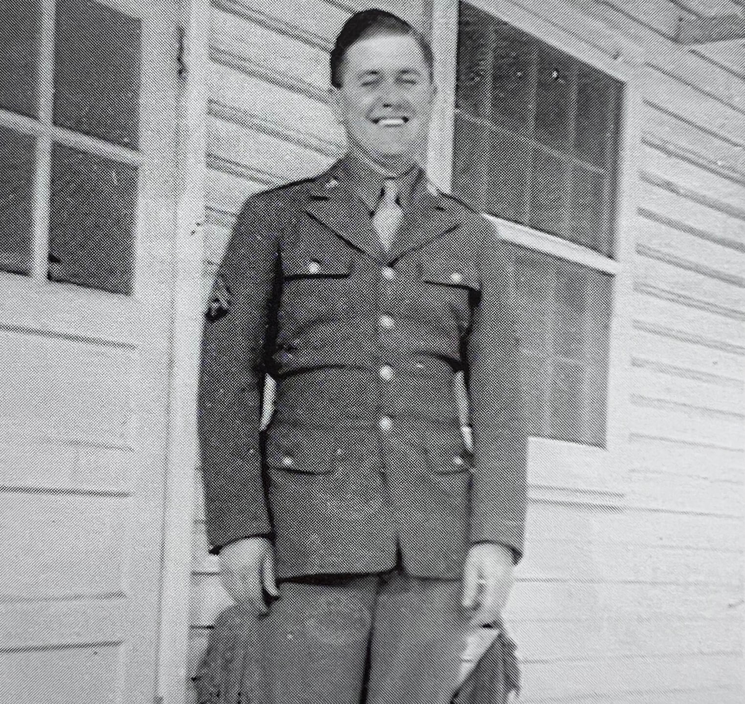 Eldo Grogan in his U.S. Army uniform during World War II.