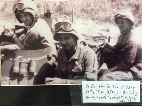 Harvie Rena Frady with fellow soldiers in Vietnam.