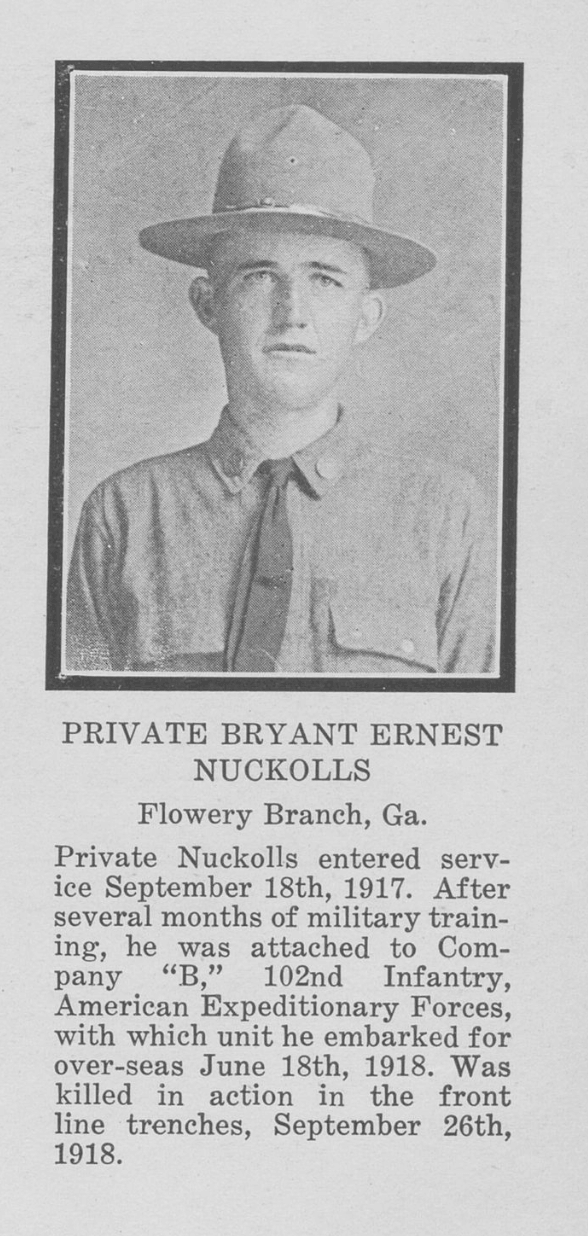 Bryant Ernest Nuckolls.